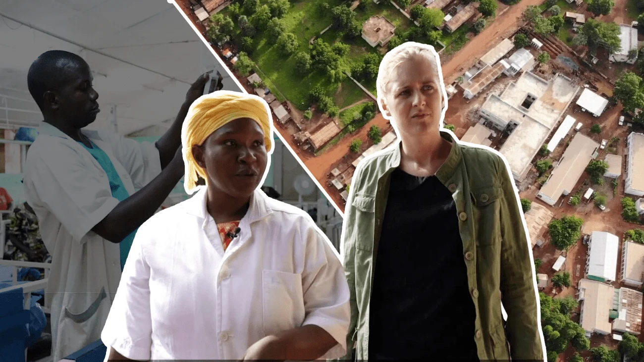 Extrait vidéo de la construction d'un hôpital pédiatrique à Koutiala