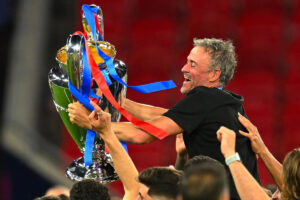 Psg sacré pour la deuxième fois en ligue des champions sous les yeux de luis enrique