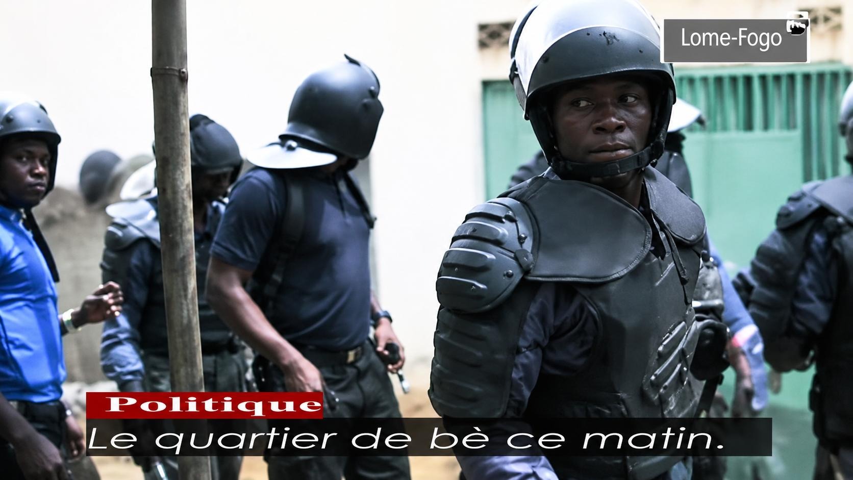 Militaire togolais en intervention