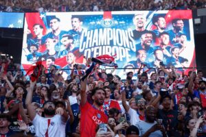 Record d&rsquo;audience pour le psg en finale de la ligue des champions