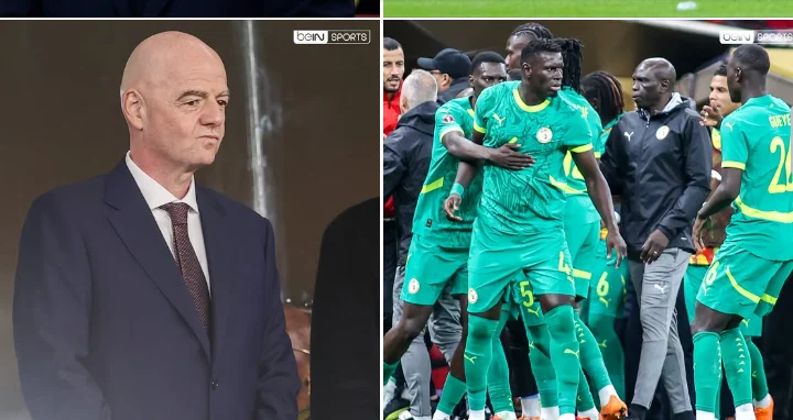 Gianni Infantino lors d'une conférence avant le Mondial 2026