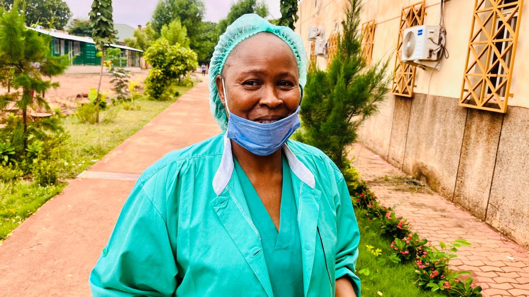 Tuina Nsoma Hélène, majore du service de dialyse au CHU-YO de Ouagadougou