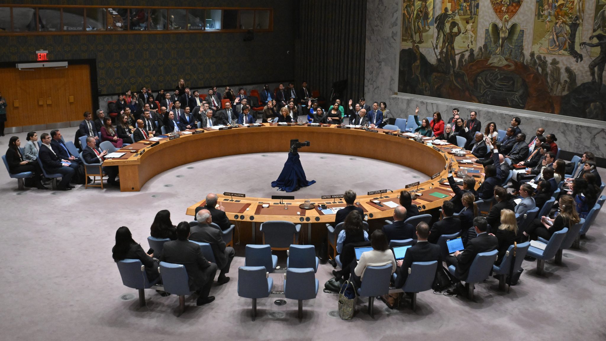 Salle de réunion du Conseil de sécurité de l'ONU, Mali, Bamako, terrorisme, attaques récentes