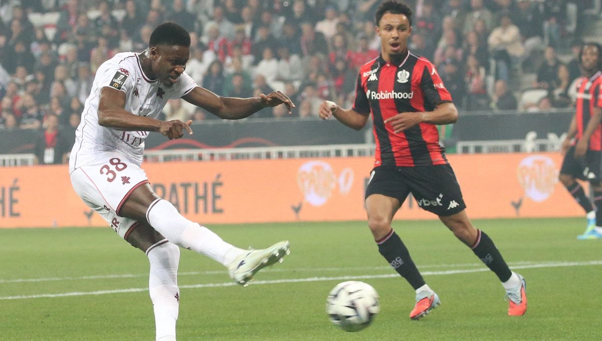 illustration du match nul entre Nice et Metz