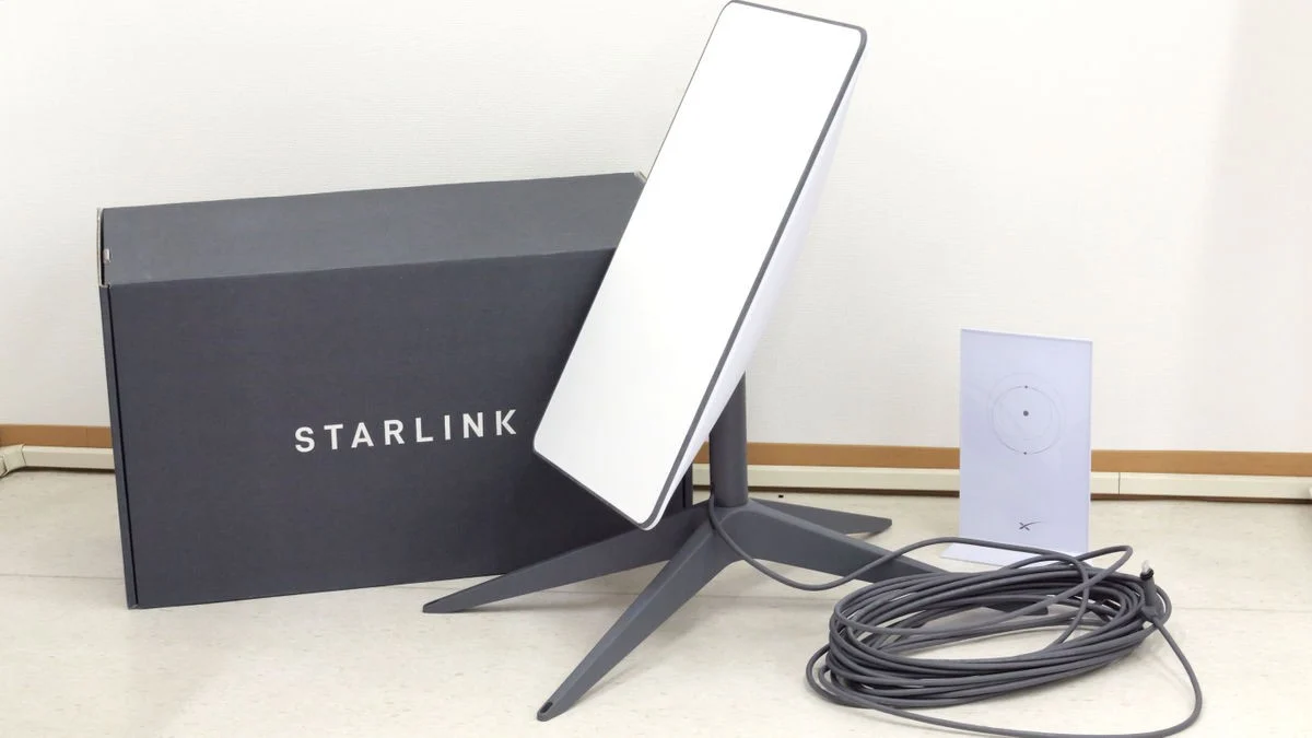 Antenne Starlink au Sénégal