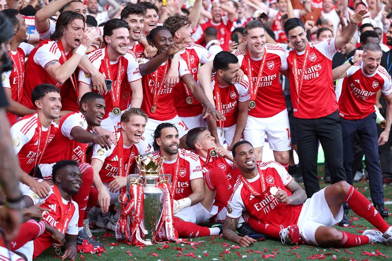 Arsenal, champion d'Angleterre pour la première fois depuis 2004.