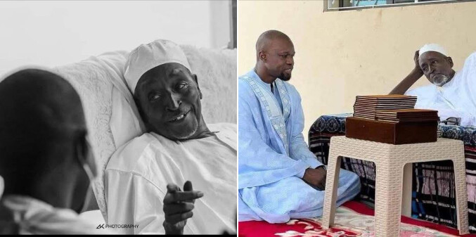 Ousmane Sonko rend hommage à Serigne Cheikh Saliou Mbacké, figure spirituelle disparue