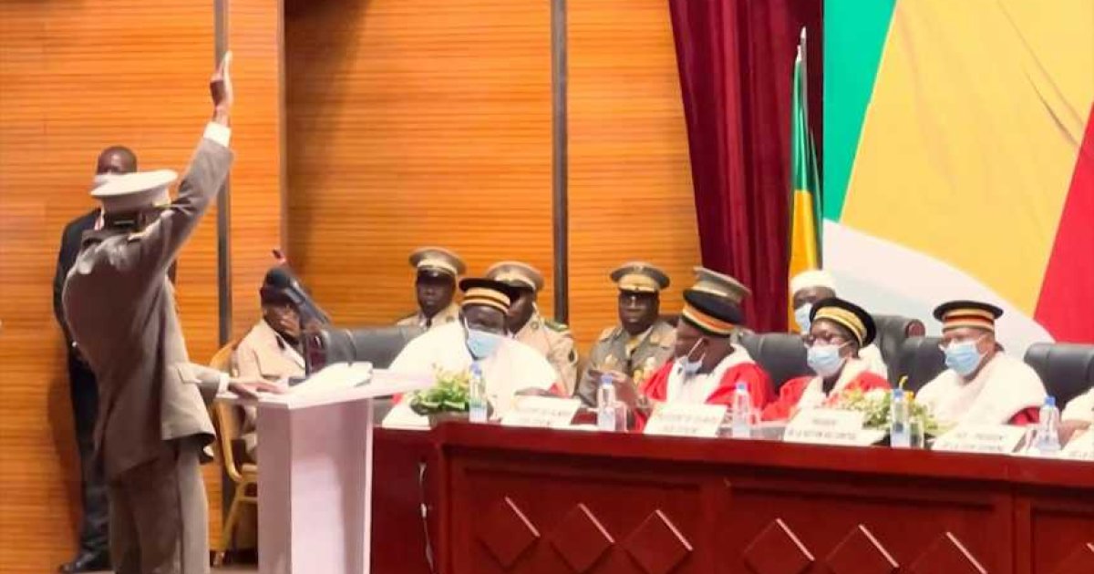 Investiture Assimi Go ta Mali Nouveau Pr sident De La Transition 