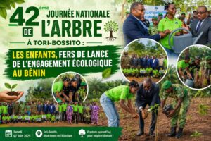 Des enfants aux avant-postes pour un Bénin plus vert : la 42e journée nationale de l&rsquo;arbre à Tori-Bossito