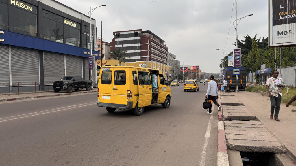 Rues de Kinshasa presque désertes lors de la journée test de l'opposition en RDC