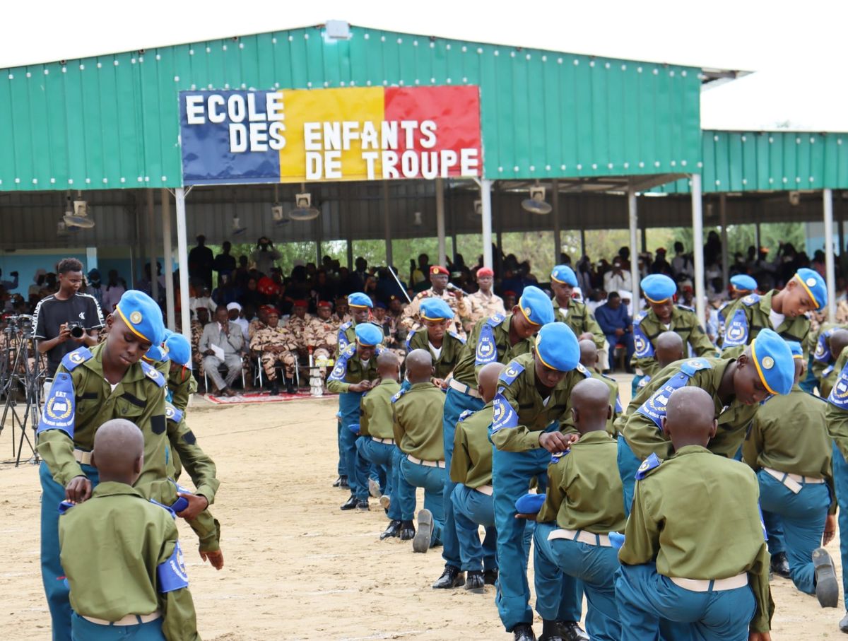 Cérémonie de remise des diplômes des Enfants de Troupe du GEMIA à N’Djamena