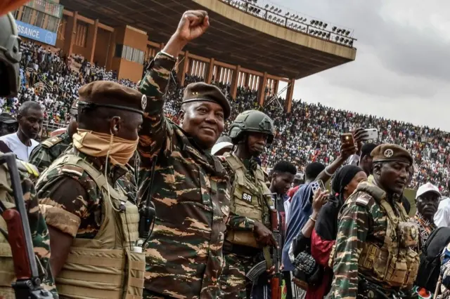 Manifestation de soutien à la junte nigérienne en 2023