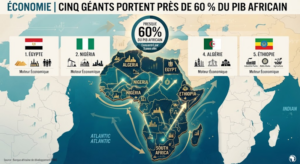 Les cinq économies africaines qui façonnent le PIB du continent