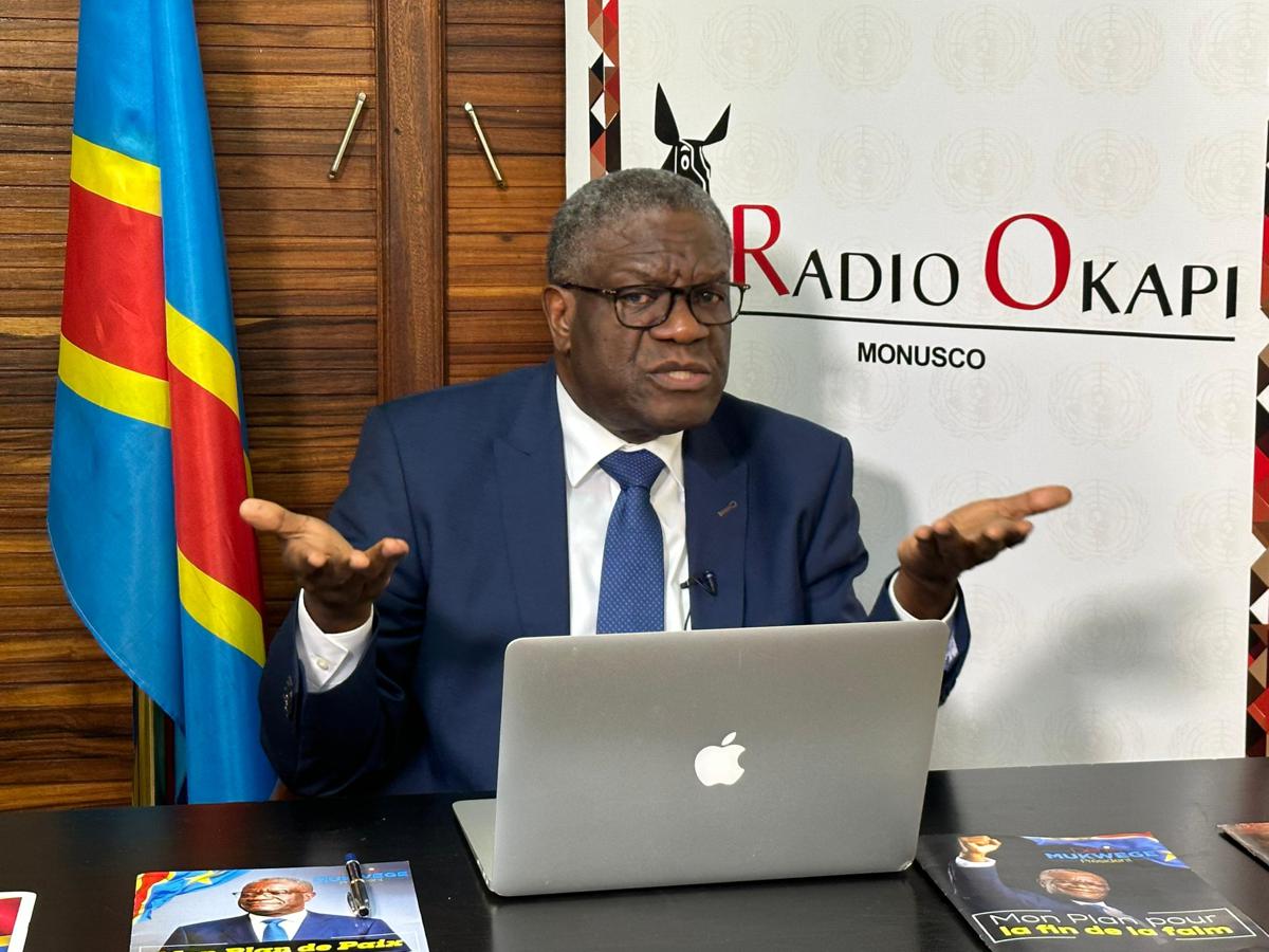 Docteur Denis Mukwege, candidat à la présidentielle 2023