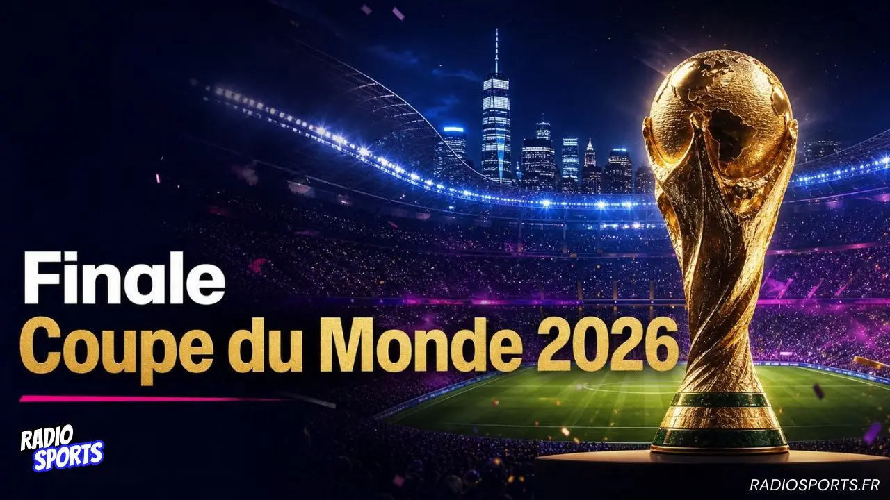 Affiche de la finale de la Coupe du Monde FIFA 2026 au MetLife Stadium