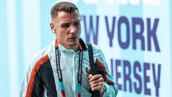 Lucas Digne, international français, lors d'un entraînement