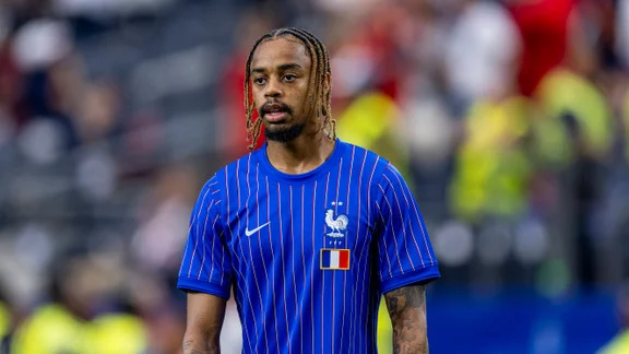 Bradley Barcola, attaquant du PSG, lors d’un match