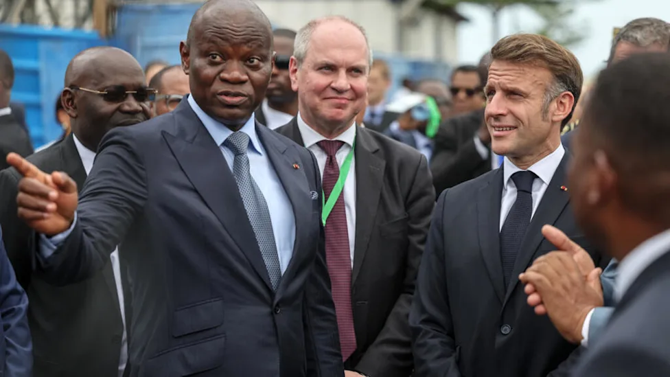 Brice Oligui Nguema, président du Gabon, lors d’un déplacement officiel