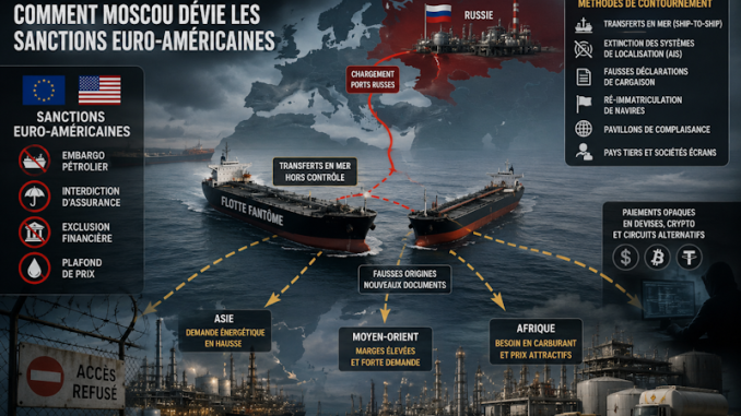 Cargaisons de carburant russe en transit vers le Maroc