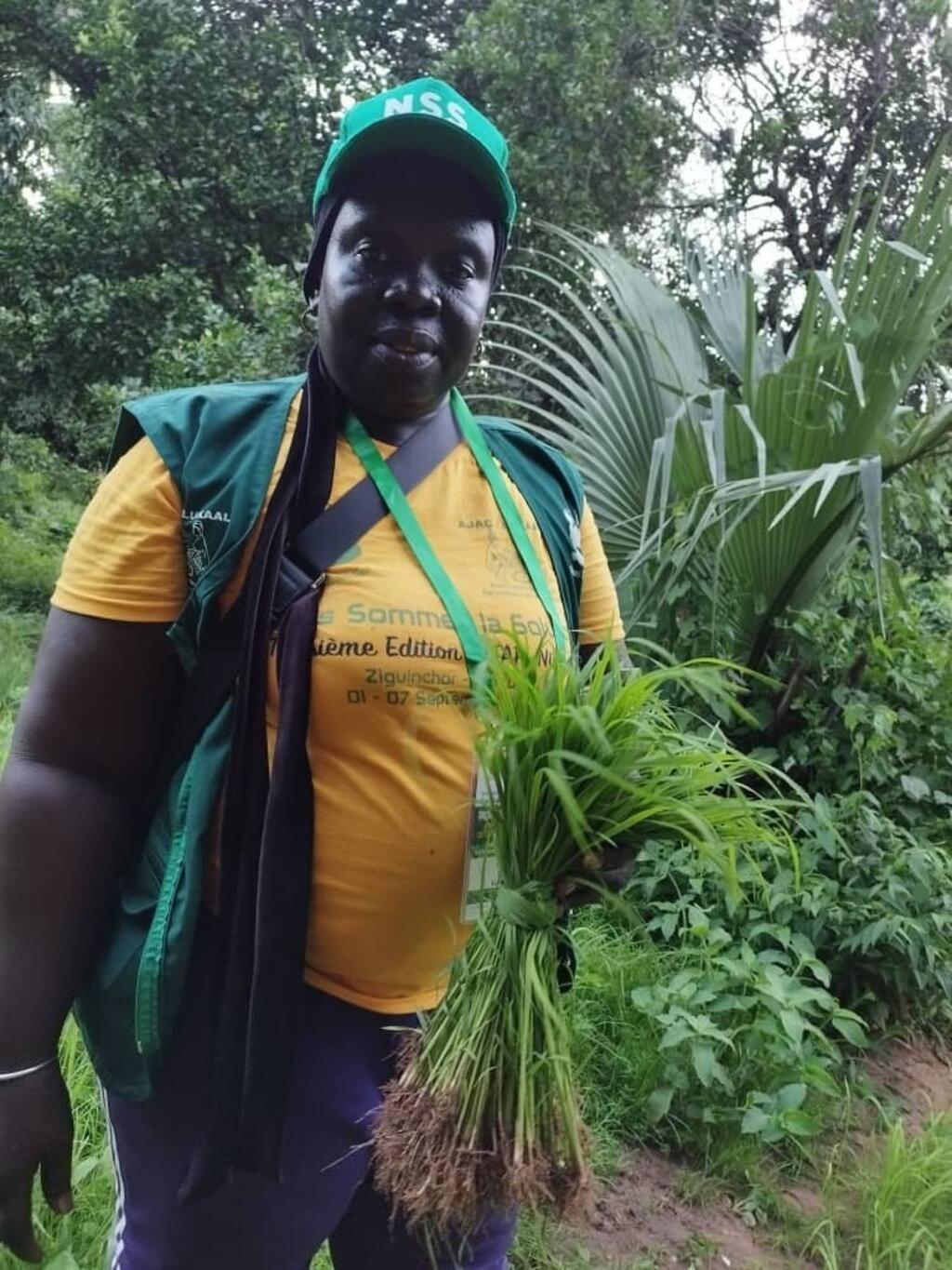 Mariama Sonko dans sa ferme expérimentale de Niaguis, près de Ziguinchor