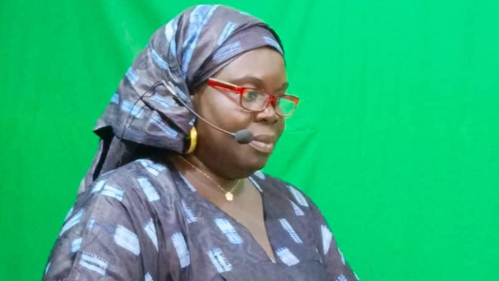Mariama Sonko lors du lancement du mouvement Nous sommes la solution au Togo en juillet 2026