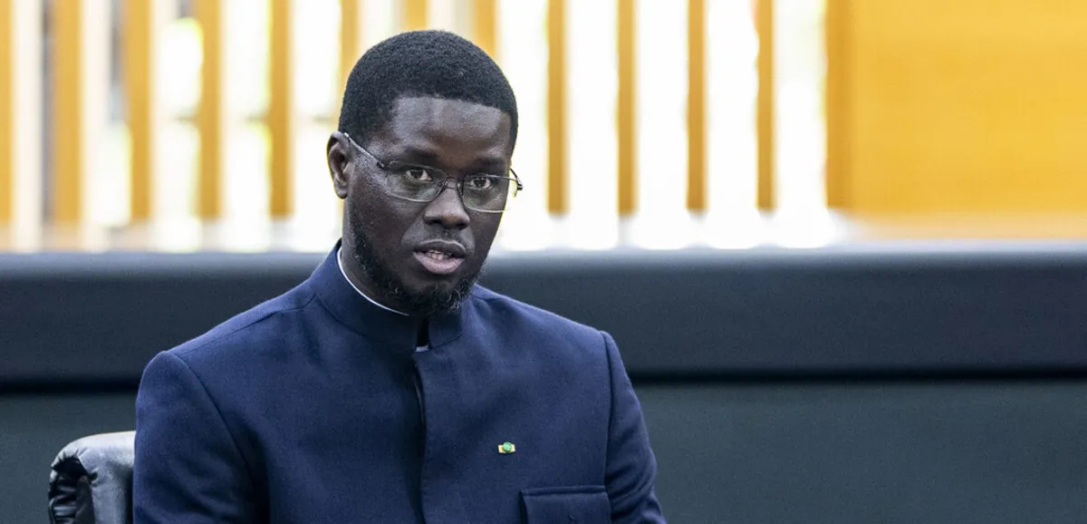 Bassirou Diomaye Faye lors du lancement de son parti Kiiraay à Dakar