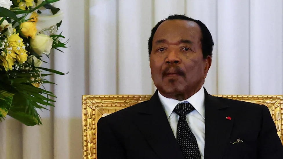Portrait de Paul Biya, président du Cameroun