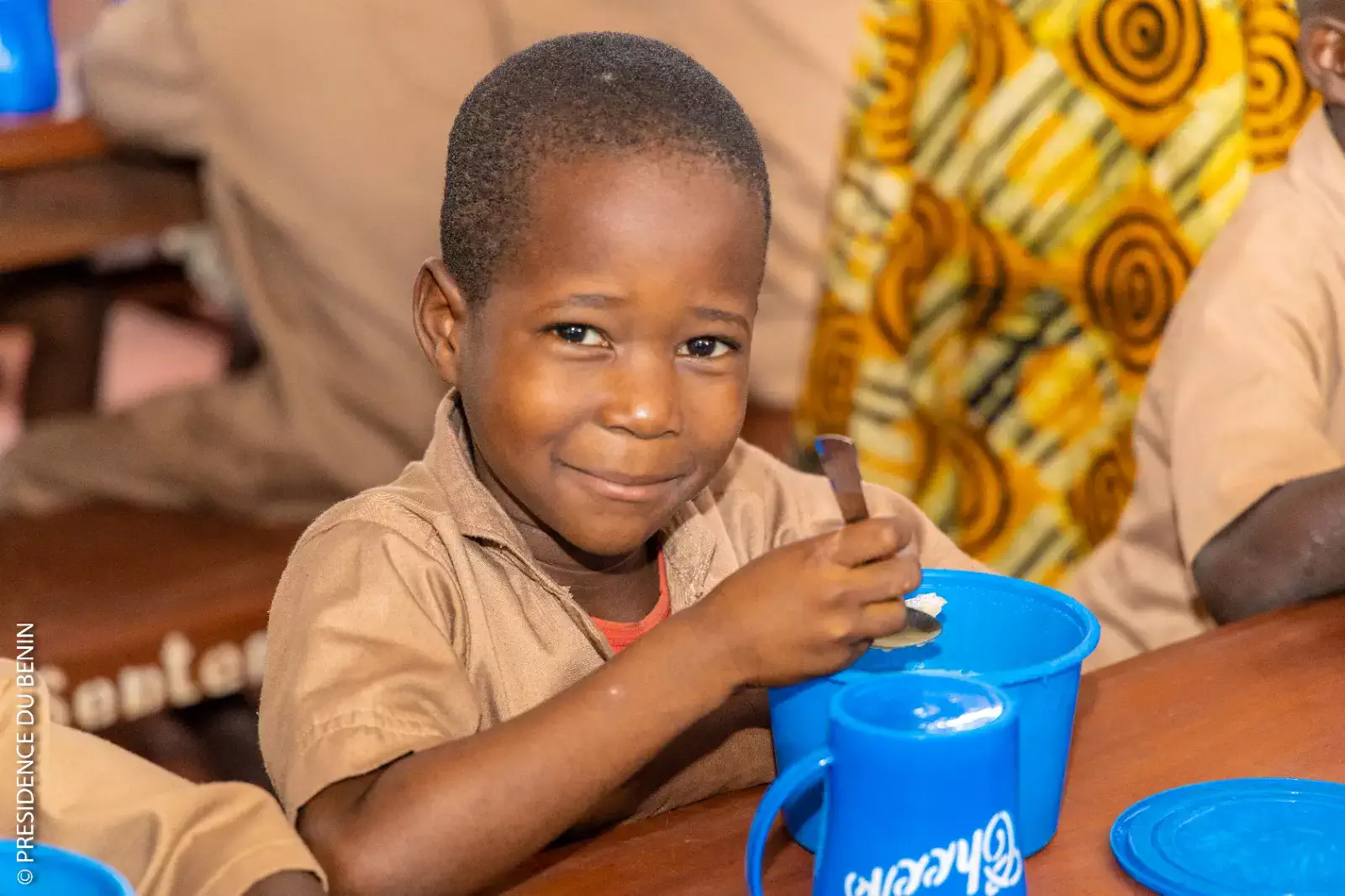Éducation au Bénin : élèves en classe
