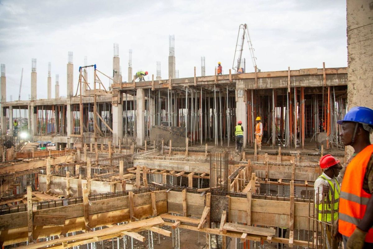Les nouveaux hôpitaux de Bamako en construction