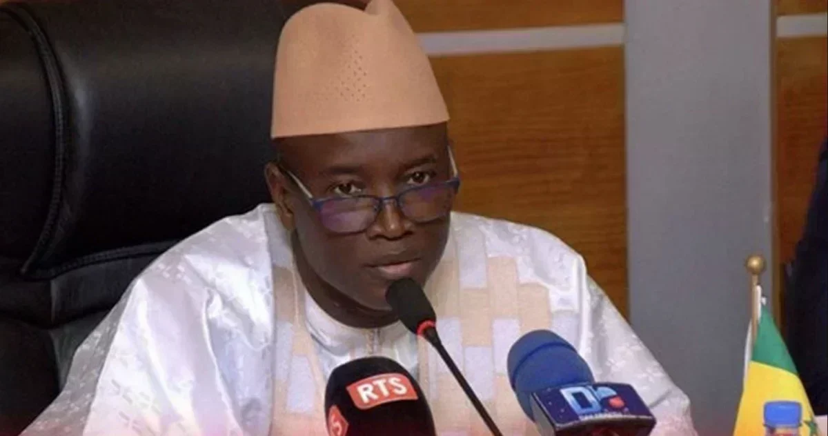 Aly Ngouille Ndiaye lors de son intervention sur les fonds spéciaux alloués à Ousmane Sonko