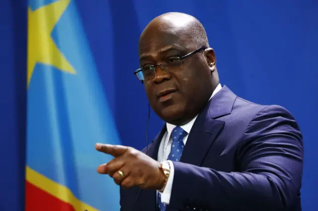 Félix Tshisekedi s'exprimant devant un public