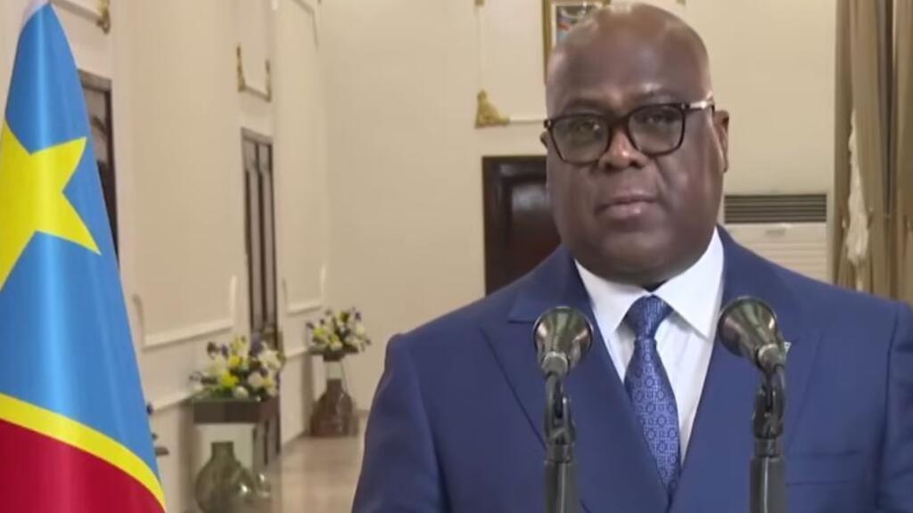 Félix Tshisekedi, président de la République démocratique du Congo, s’exprimant le 27 août 2026.
